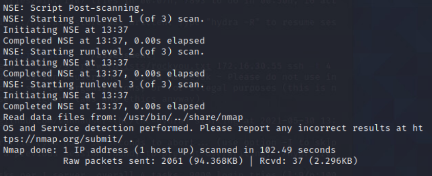 nmap scan 09